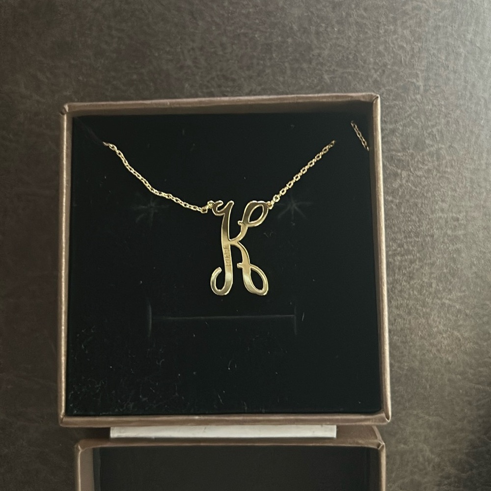 Letter “K” Necklace